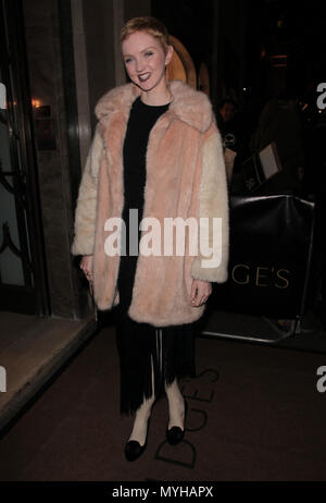 Londra, UK, 8 Febbraio 2018: Lily Cole assiste il London Evening Standard British Film Awards al Claridges Hotel di Londra Foto Stock