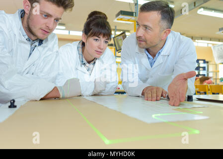 in laboratorio Foto Stock