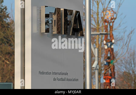 FIFA-sede di Zurigo Foto Stock