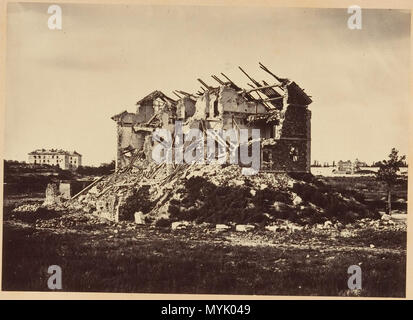 . Inglese: Les Ruines de Paris et de ses dintorni 1870-1871: cento fotografie: Premier Volume. Par A. Liébert, testo par Alfred d'Aunay. Autore: Alfred d'Aunay (Francese) Data: 1870-71 medie: Albume argento stampe da negativi di vetro di dimensioni: immagini circa: 19 x 25 cm (7 1/2 x 9 13/16 in.), o i supporti di retromarcia: 32,8 x 41,3 cm (12 15/16 x 16 1/4 in.), o la classificazione inversa: Album linea di credito: Joyce F. Menschel fotografia del fondo della libreria, 2007 Numero di accessione: 2007.454.1.1-0,33 . 1870-71. Alphonse J. Liébert (francese, 1827-1913) 321 Les Ruines de Paris et de ses dintorni 1870-1871, Foto Stock