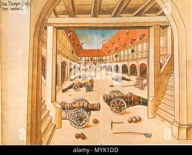 . Innsbrucker Zeughaus . circa 1507. Jörg Kölderer 14 371Zeughaus Innsbruck Foto Stock