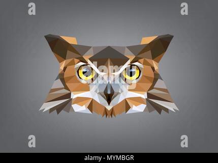 16/5000 bassa poli animali Illustrazione Vettoriale