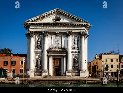 Santa Maria del Rosario la Chiesa (noto anche come I Gesuati) Sestiere di Dorsoduro, Venezia, Italia Foto Stock