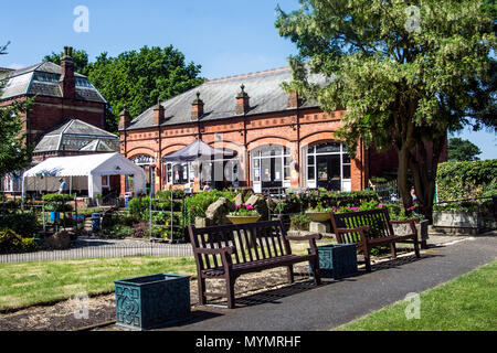 Giardini botanici, Southport Foto Stock