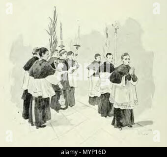 458 Rodenbach - La vocazione, 1895 Illustr. p 038 Foto Stock