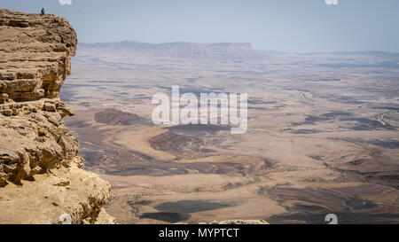 Paesaggio di Makhtesh Ramon, Israele Foto Stock