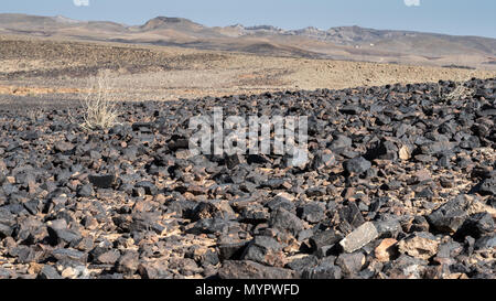 Paesaggio di Makhtesh Ramon, Israele Foto Stock