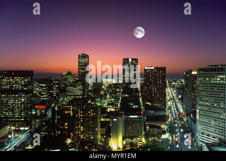 1992 Centro storico skyline di New Orleans in Louisiana USA Foto Stock