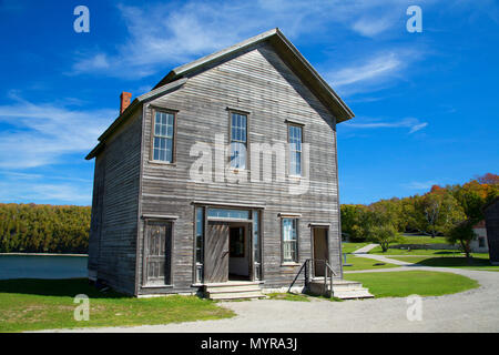 Town Hall, Fayette Historic State Park, Michigan Foto Stock