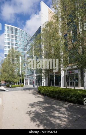 Temple Quay, centro di Bristol, città di Bristol, Inghilterra, Regno Unito Foto Stock