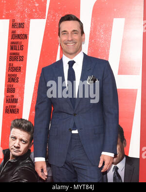 Los Angeles, California, USA. Il 7 giugno, 2018. JON HAMM arriva presso il TAG premiere mondiale al Regency Village Theatre di Westwood, California. Credito: Billy Bennight/ZUMA filo/Alamy Live News Foto Stock