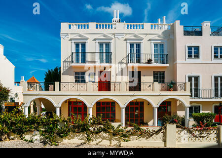 Il vecchio villaggio in Algarve Portogallo è una raccolta di proprietà 280 costruito nel XVIII secolo portoghese e architettura Inglese annidato nel centro di Pinhal Golf in Vilamoura, Algarve Foto Stock