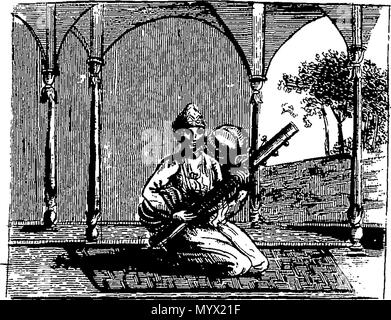 . Inglese: Fleuron dal libro: ricerche asiatico; o le transazioni delle società, istituito nel Bengala, per indagare nella storia e antichità, le arti, le scienze e la letteratura, dell'Asia. ... Stampato testualmente il Calcutta edition. 382 ricerche asiatico; o Fleuron T162631-33 Foto Stock