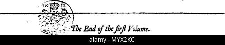 . Inglese: Fleuron dal libro: astronomia, in cinque libri. Da Roger lungo, D. D. F.R.S. Maestro di Pembroke Hall all'Università di Cambridge. ... 384 Astronomia, in cinque libri Fleuron T119957-56 Foto Stock