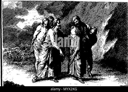 . Inglese: Fleuron dal libro: astronomia, in cinque libri. Da Roger lungo, D. D. F.R.S. Maestro di Pembroke Hall all'Università di Cambridge. ... 384 Astronomia, in cinque libri Fleuron T119957-7 Foto Stock