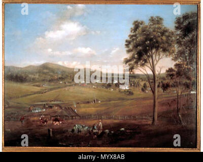 . Paesaggio . Vista di Tenterfield . Giuseppe Backler (1813-1895) Descrizione pittore australiano Data di nascita e morte 24 Maggio 1813 22 ottobre 1895 Luogo di nascita e morte di Londra Autorità di Sydney controllo : Q16153246 2 Vista di Tenterfield Giuseppe Backler p2 00036h Foto Stock