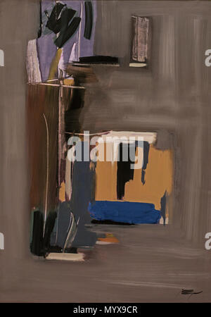 . Inglese: Untitled, 1959-1963 Olio e tempera su carta 26 4/5 × 18 9/10 in; 68 × 48 cm . tra il 1959 e il 1963. Sohrab Sepehri (1928-1980) Descrizione pittore iraniano, poeta e scrittore Data di nascita e morte 7 Ottobre 1928 21 aprile 1980 Luogo di nascita e morte Kashan Teheran in posizione di lavoro (Iran Teheran) Autorità di controllo : Q469991 VIAF:?ISNI 41851171:?0000 0001 0891 0226 LCCN:?n80002910 GND:?119026546 SUDOC:?028276809 WorldCat 1 Untitled da Sohrab Sepehri (23) Foto Stock