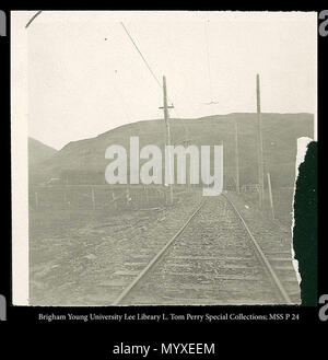 Chiamare il numero #: mss P24 scatola 7 Cartella 6 . 628 MSS P 24 B7 F6. circa 1871 19 i binari della ferrovia nei pressi di Eden e Huntsville Foto Stock