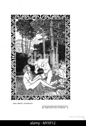 19 Bürck Wein-Karte 1 Foto Stock