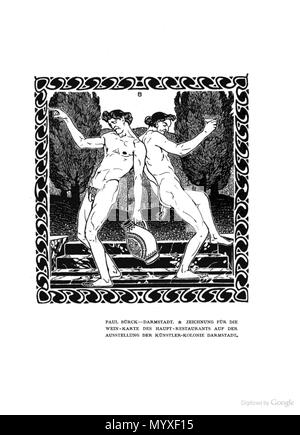 19 Bürck Wein-Karte 3 Foto Stock