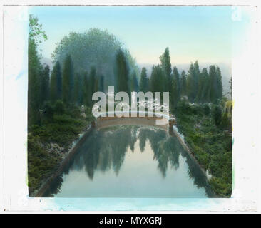 Killenworth, George Dupont Pratt house, Glen Cove, New York. Piscina Foto Stock