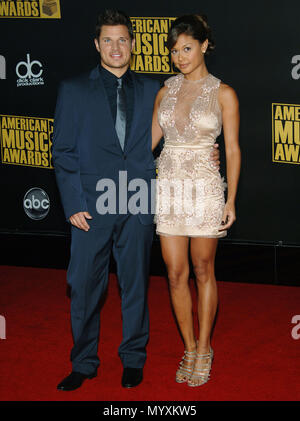 Nick Lachey e Vanessa Minnillo - 2008 American Music Awards presso il Nokia Theatre di Los AngelesLacheyNick MinnilloVanessa 82 evento nella vita di Hollywood - California, tappeto rosso Evento, STATI UNITI D'AMERICA, industria cinematografica, celebrità, fotografia, Bestof, arte cultura e intrattenimento, celebrità moda, migliori della vita di Hollywood, evento nella vita di Hollywood - California, moquette rossa e dietro le quinte, musica celebrità, Topix, coppia, famiglia ( marito e moglie ) e i bambini- figli, fratelli e sorelle inchiesta tsuni@Gamma-USA.com, Credito Tsuni / USA, 2006-2009 Foto Stock