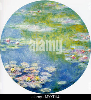 . Inglese: Water-Lilies Français : Nymphéas . 1908 22 Claude Monet Water Lilies 1908 Foto Stock