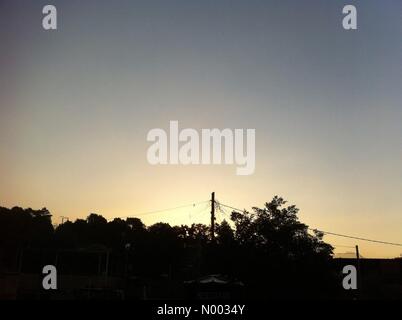 Rio de Janeiro, Brasile. Il 4 giugno, 2015. Rio de Janeiro tramonto. Credito: lucas maddison / StockimoNews/Alamy Live News Foto Stock