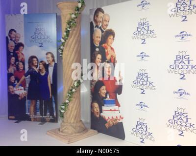 Central St, Sydney NSW, Australia. 06 Mar, 2016. Tappeto bianco visto setup per il mio Big Fat Greek Wedding 2 movie premiere a Sydney. Credito: mjmediabox/StockimoNews/Alamy Live News Foto Stock