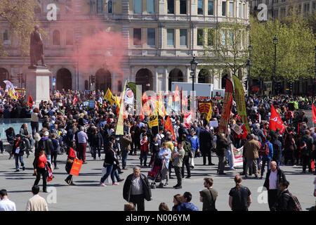 Londra, Regno Unito. 01 Maggio, 2016. Londra giorno di maggio Rally 2016 Credit: rjphoto / StockimoNews/Alamy Live News Foto Stock