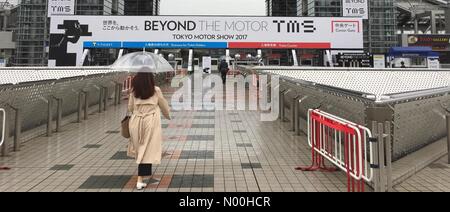 Tokyo, Giappone. 25 ott 2017. 45Th motor show di Tokyo prima premere il giorno di apertura di ingresso credito: Gianluca/stockimonews/alamy live news Foto Stock