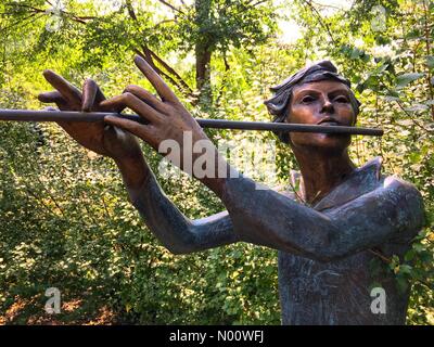 Atlas Obscura's Graceland cimitero tour, 5 agosto 2018, Chicago, Ill, STATI UNITI D'AMERICA, Storico Adam Selzer ospita il agosto 2018 Graceland cimitero tour, DianaJ/StockimoNews/Alamy Foto Stock