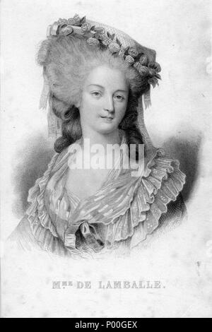 69 Marie-Thérèse-Louise de Savoie-Carignan Foto Stock