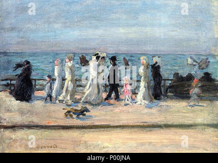 . Русский: dipinti di Pierre Bonnard . prima di 1947. Pierre Bonnard 82 Pierre Bonnard in riva al mare Foto Stock