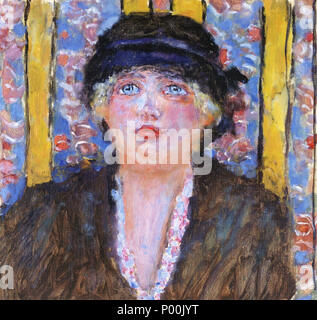 . Русский: dipinto di Pierre Bonnard . prima di 1947. Pierre Bonnard 83 Pierre Bonnard donna in un cappello Foto Stock