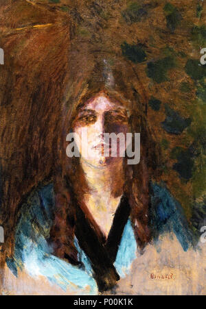 . Русский: dipinto di Pierre Bonnard . prima di 1947. Pierre Bonnard 83 Pierre Bonnard testa di donna 1892 Foto Stock