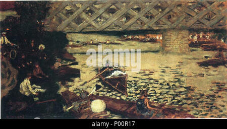 . Inglese: dipinto di Pierre Bonnard . Dopo il 1923. Pierre Bonnard (1867-1947) nomi alternativi p'er Bonnar; Pierre Eugène Frédéric Bonnard; Pierre Eugene Frederic Bonnard; p. bonnard; bonnard p.; Bonnard Descrizione pittore francese, scultore, incisore e artista grafico Data di nascita e morte 3 Ottobre 1867 23 gennaio 1947 Luogo di nascita e morte Fontenay-aux-Roses Le Cannet sede di lavoro Francia, Stati Uniti d'America, Nord Africa competente controllo : Q26408 VIAF:?ISNI 66499977:?0000 0001 0910 3856 ULAN:?500115555 LCCN:?n79040127 NLA:?35020171 WorldCat 99 i-rowing-a-chatou Foto Stock