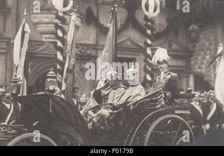 . Deutsch: Kaiser Wilhelm II. mit Herzog Ernst von Sachsen-altenburg . circa 1910. 57 sconosciuto il Kaiser Guglielmo II mit Herzog Ernst von Sachsen- altenburg Foto Stock