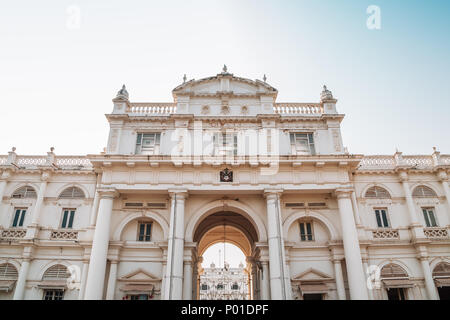 Jai Vilas Palace architettura storica in Gwalior, India Foto Stock