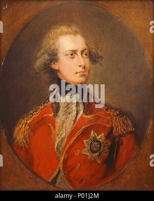 Gainsborough Dupont (British, 1754 - 1797 ), George IV come il Principe di Galles, 1781, olio su tela, Andrew W. Mellon collezione 10 George IV come il Principe di Galles F-000102 Foto Stock