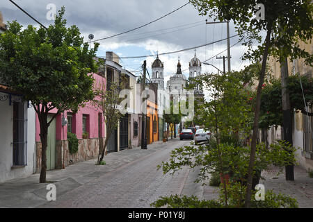 Street a Guadalajara, Messico Foto Stock