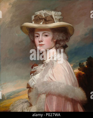 George Romney (British, 1734 - 1802 ), la sig.ra Davies Davenport, 1782-1784, olio su tela, Andrew W. Mellon Collection 1937.1.105 16 Sig.ra Davies Davenport A30017 Foto Stock