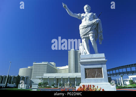 1992 storica statua CAESARS PALACE HOTEL CASINO la striscia di Las Vegas Nevada USA Foto Stock