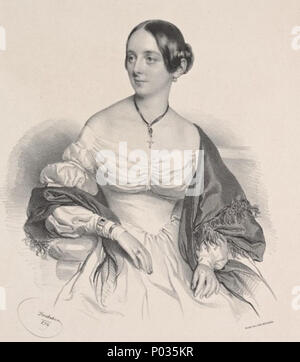 . Inglese: ritratto della lirica italiana cantante Adelina Spech-Salvi (1811-1886) . 1839. Josef Kriehuber (1800-1876) nomi alternativi Joseph Kriehuber Descrizione pittore austriaco e litografo Data di nascita e morte 14 Dicembre 1800 30 Maggio 1876 Luogo di nascita e morte a Vienna il luogo di lavoro Austria autorità controllo : Q93804 VIAF:?ISNI 71599977:?0000 0000 6658 8354 ULAN:?500093668 LCCN:?n88195846 GND:?118724436 WorldCat 267 Adelina Spech-Salvi Foto Stock