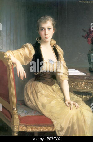 . Signora Maxwell . 1890 21 Bouguereau - Lady Maxwell - 1890 Foto Stock