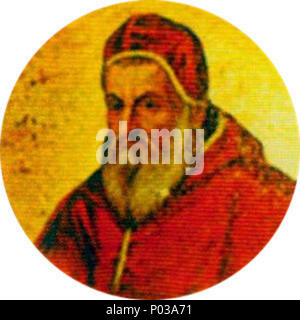 . Inglese: Ritratto di en:Papa Sisto V nel en:Basilica di San Paolo fuori le Mura a Roma Italiano: Ritratto di esso:Papa Sisto V nella it:Basilica di San Paolo fuori la Mura, Roma . Il XVI secolo. Unknown 21 227-Sisto V Foto Stock