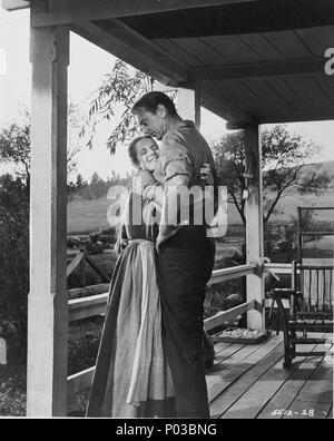 Pellicola originale titolo: FRIENDLY persuasione. Titolo inglese: FRIENDLY persuasione. Regista: William Wyler. Anno: 1956. Stelle: Gary Cooper. Credito: Allied Artists / Album Foto Stock