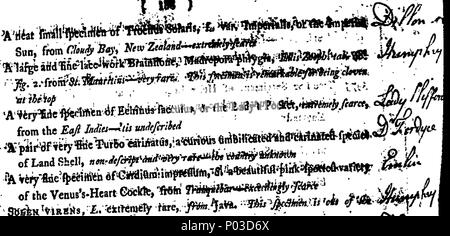 . Inglese: Fleuron dal libro: un catalogo del museo di Portland, ultimamente la proprietà della Duchessa Dowager di Portland, defunto: che sarà venduto tramite asta, dal sig. Skinner e Co. Lunedì il 24 aprile 1786, e le trentasette giorni seguenti, a ore dodici, domenica e il 5 giugno, (il giorno la sua maestà Birth-Day è mantenuta) escluso; a sua dimora tardo-house, In Privy-Garden, Whitehall; per ordine del deliberando esecutrice testamentaria. Per essere visualizzati dieci giorni precedenti la vendita. Catlogues può ora essere avuto nei locali, e del sig. Skinner e Co, Aldersgate-Street, Prezzo cinque scellini, Foto Stock