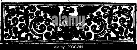. Inglese: Fleuron dal libro: una raccolta di diversi pezzi pregiati, del diritto onorevole Edward conte di Clarendon. ... I. contenenti una risposta completa a un infame e pamphlet trayterous, intitled, ''una dichiarazione di Commons di Inghilterra, esprimendo le ragioni della loro fine risoluzioni, toccare nessuna ulteriore indirizzo o applicazione per essere reso al re.'' che opuscolo è prefisso'd intera. II. La differenza e la disparità fra i terreni e condizioni di George Duke of Buckingham, e Robert Earl of Essex. III. Alcune osservazioni e riflessioni sulle persone e i tempi t antecedente Foto Stock