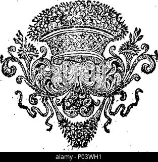 . Inglese: Fleuron dal libro: A compleat chiave per il dispensario. 63 A compleat chiave per il dispensario. Fleuron T031014-14 Foto Stock